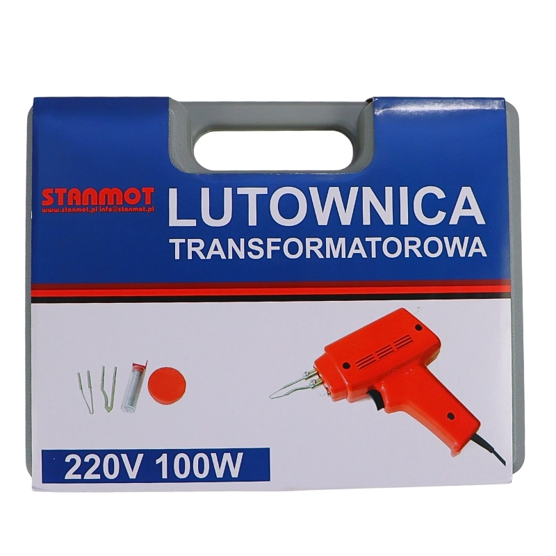 Lutownica transformatorowa  100W + akcesoria