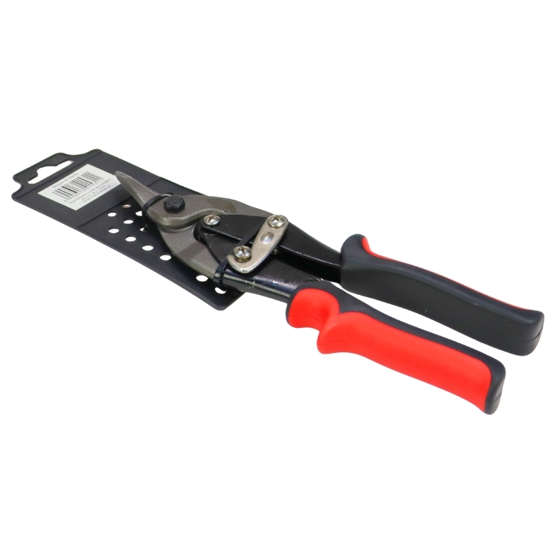 Nożyce do cięcia blachy 260mm lewe czerwone