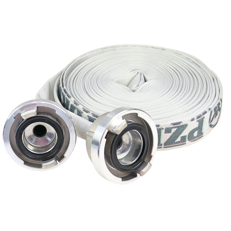 Wąż strażacki motopompy ppoż. z końcówkami storz 52/25mm kolor biały Fi-25mm / 1"  20m PZL HYDRAL