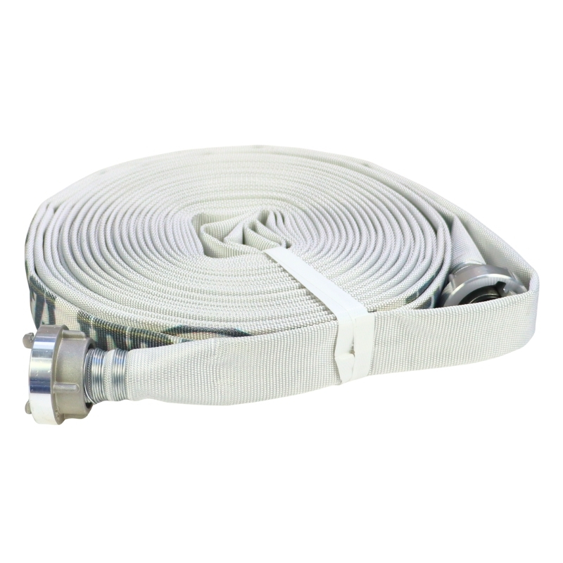 Wąż strażacki motopompy ppoż. z końcówkami storz 25mm kolor biały Fi-25mm / 1"  20m PZL HYDRAL
