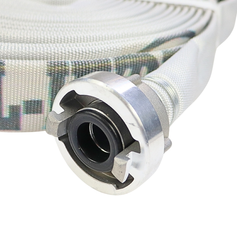 Wąż strażacki motopompy ppoż. z końcówkami storz 25mm kolor biały Fi-25mm / 1"  20m PZL HYDRAL
