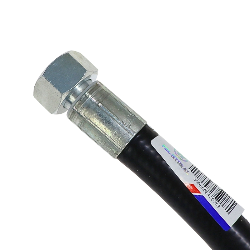 Przewód hydrauliczny 250 bar gwint M27x2 proste (DKOL - DKOL) L-750mm DN16-2SN (AA-750/M27X2/25MPA, P11P11) PZL HYDRAL