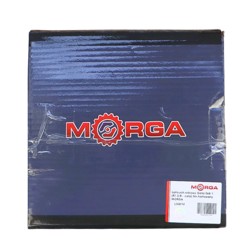 Łańcuch rolkowy Galla 06B-1 (R1 3/8 - cala) 5m hartowany MORGA