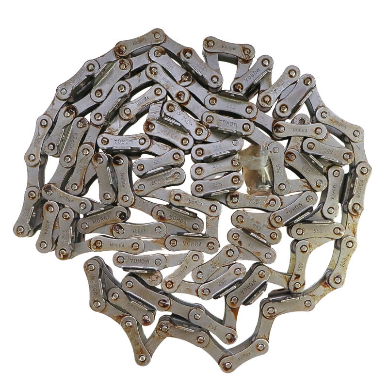 Łańcuch podajnika pochyłego John Deere S52 łapka K1 co 4 ogniwa 5m LS52K1.04 hartowany MORGA