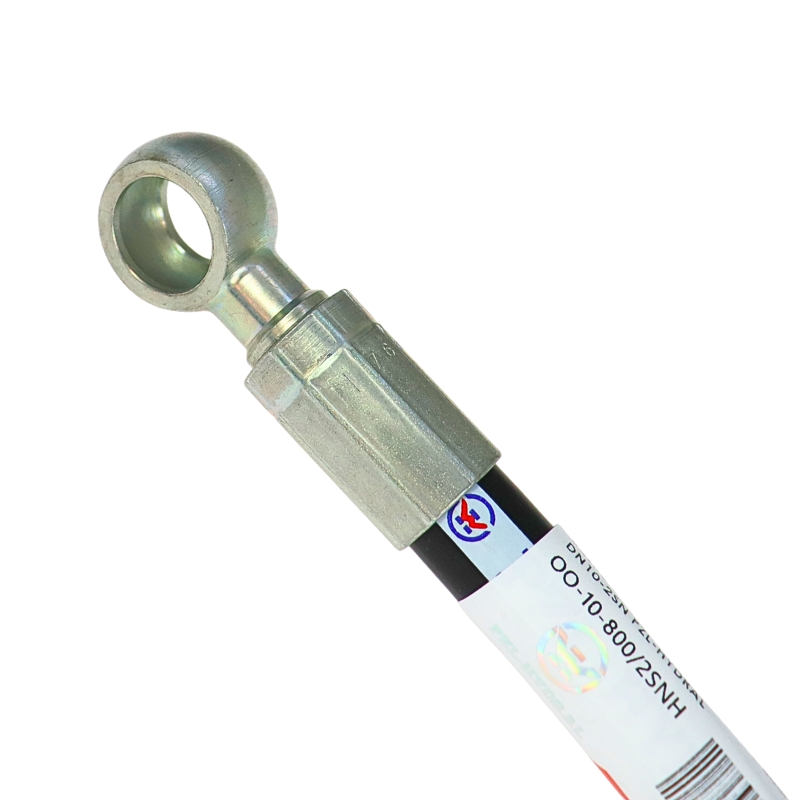 Przewód hydrauliczny 330 bar oczko D18 / oczko D18 DN10 L-800mm DN10-2SN PZL-HYDRAL
