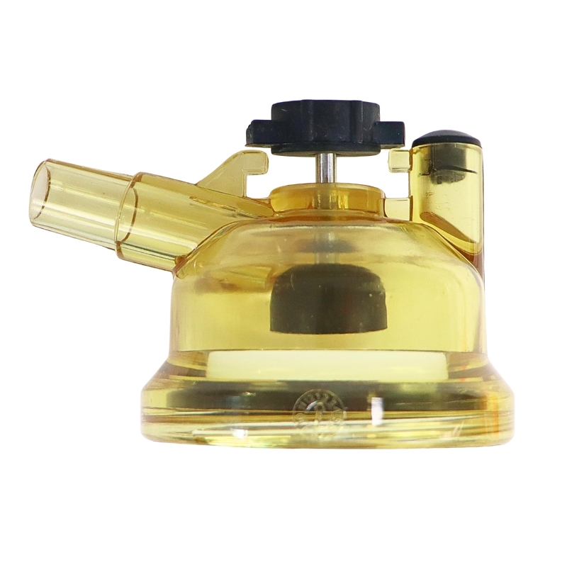 Korpus dolny przeźroczysty kolektora 150ml (wylot 14mm) kompletny dojarka ZAGRODA
