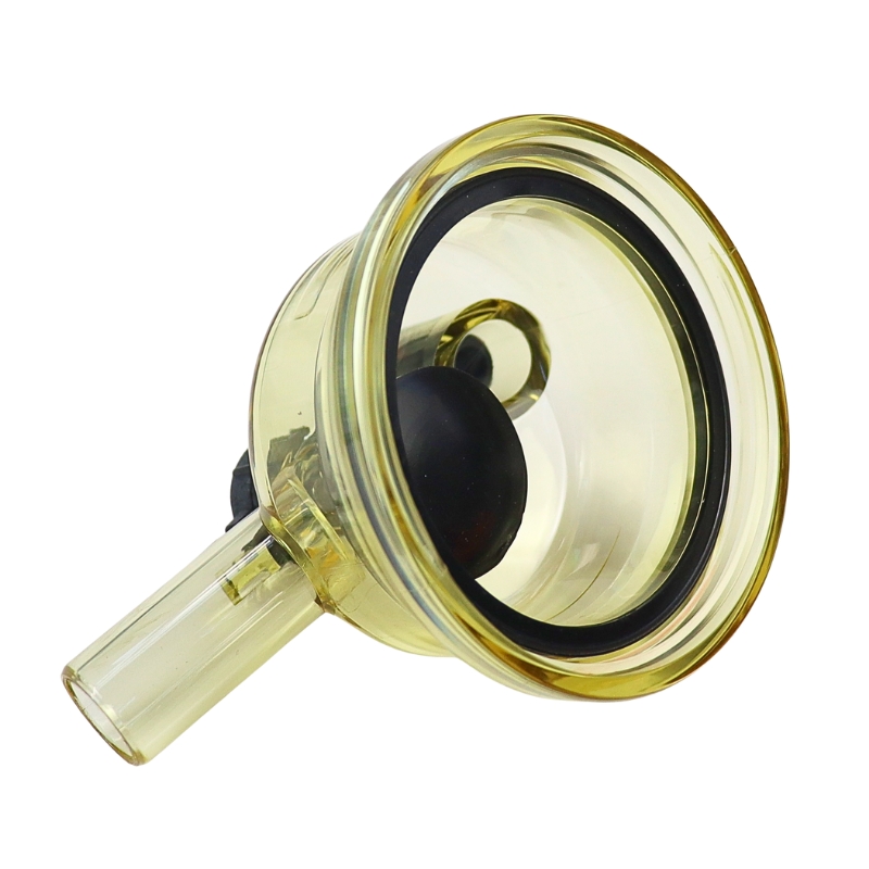 Korpus dolny przeźroczysty kolektora 150ml (wylot 16 mm) zamiennik Alfa kompletny dojarka ZAGRODA