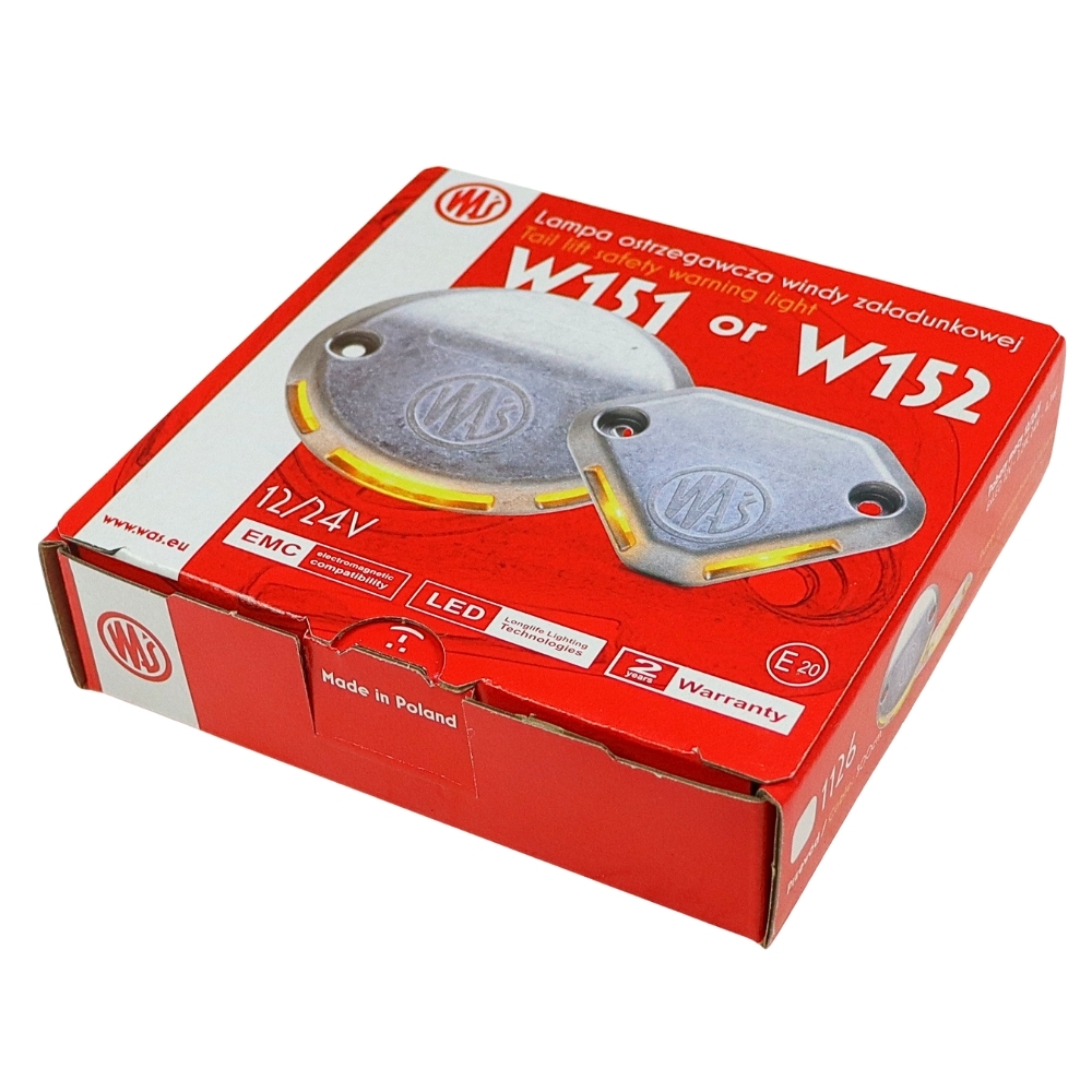 Lampa ostrzegawcza windy załadunkowej W152