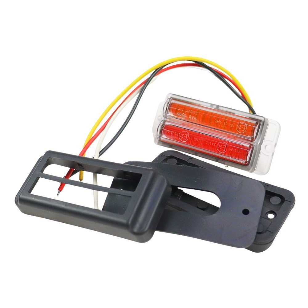 Lampa ostrzegawcza LED 12-24V IP6 ze światłem pozycyjne - obrysowe tylne WAŚ