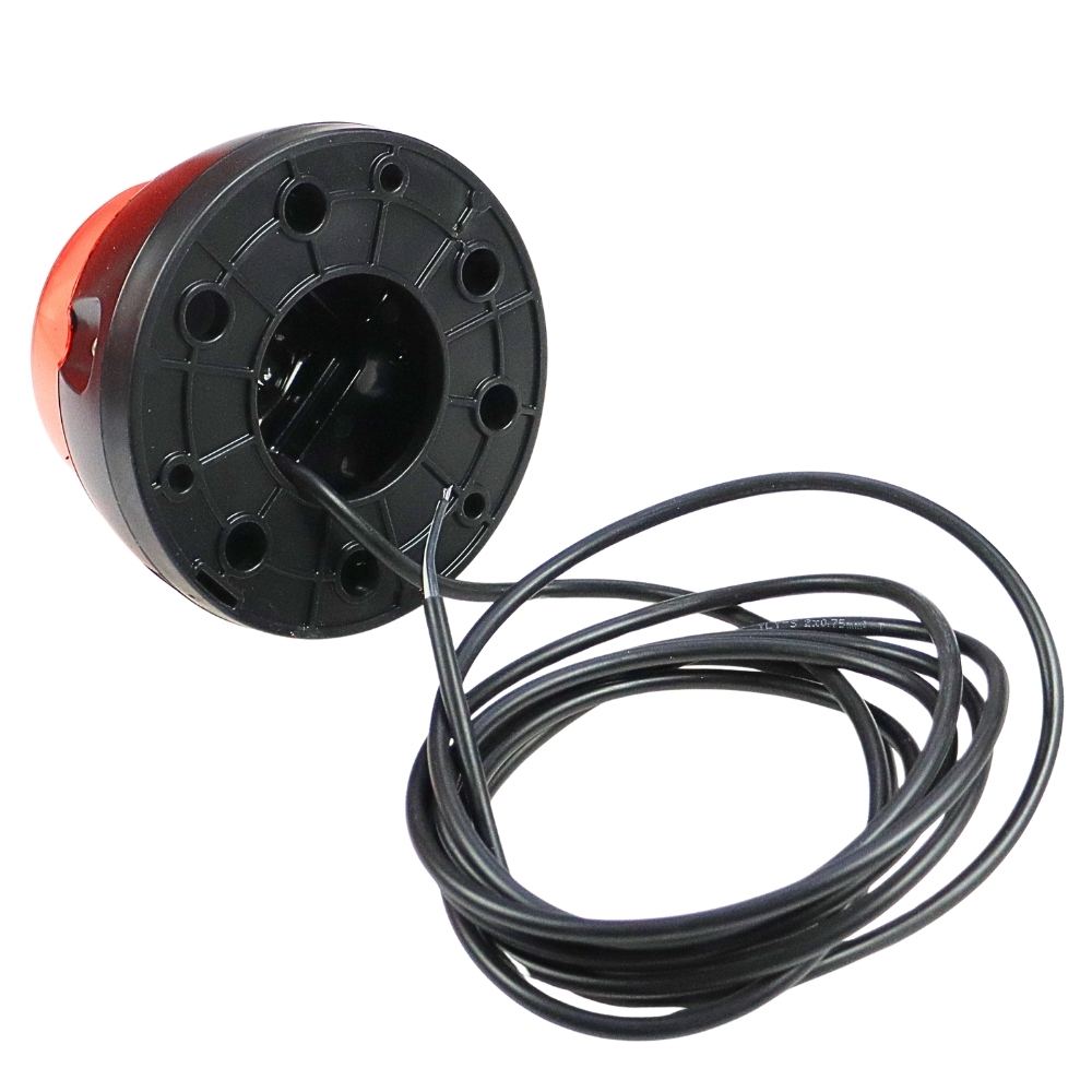 Lampa ostrzegawcza LED 12-24V błyskowa kogut IP6 mocowanie na śruby WAŚ