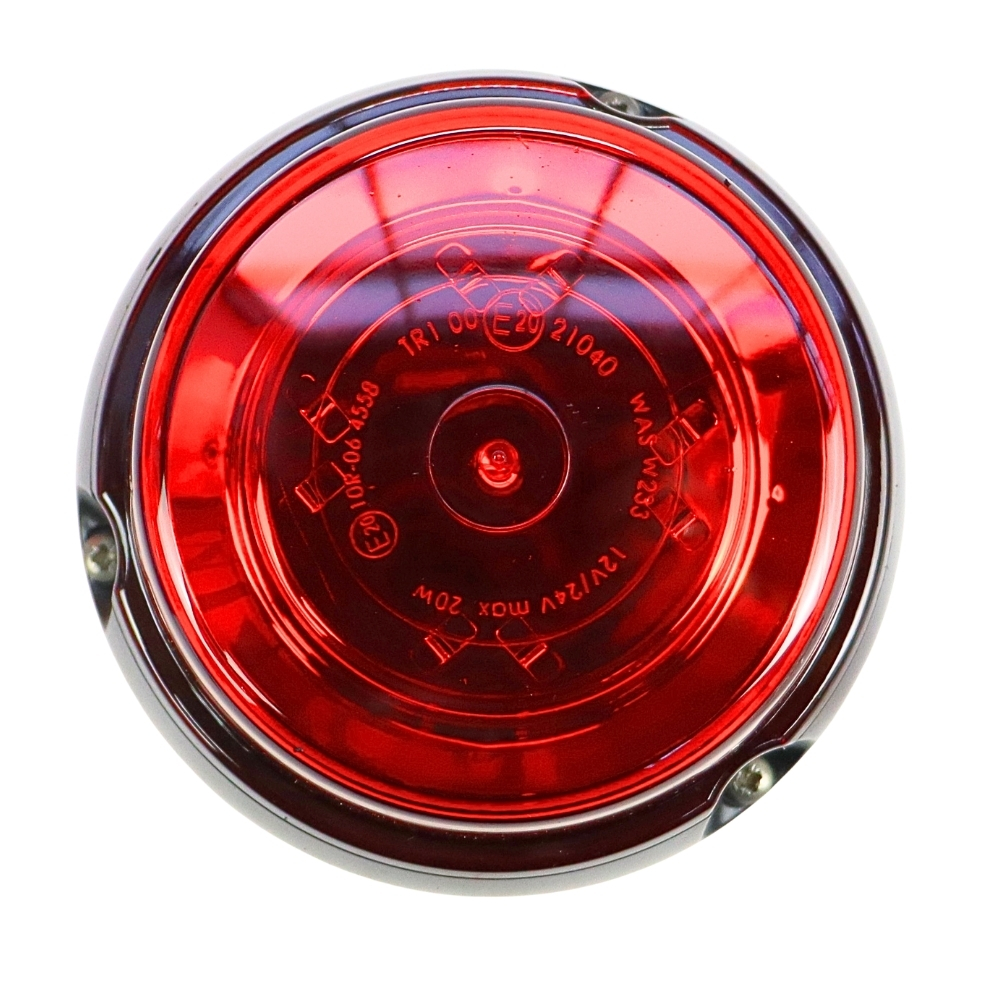 Lampa ostrzegawcza LED 12-24V błyskowa kogut IP6 mocowanie na trzpień WAŚ