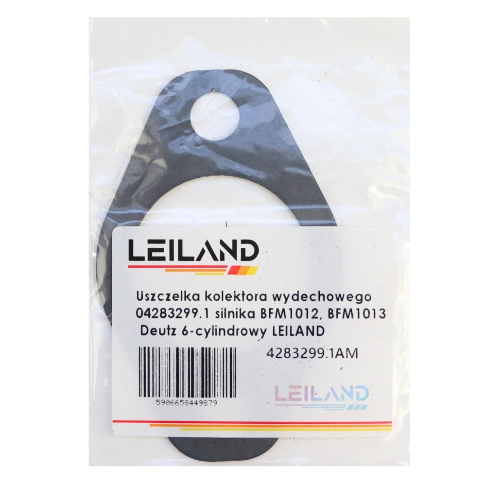 Uszczelka kolektora wydechowego 04283299.1 silnika BFM1012, BFM1013 Deutz 6-cylindrowy LEILAND