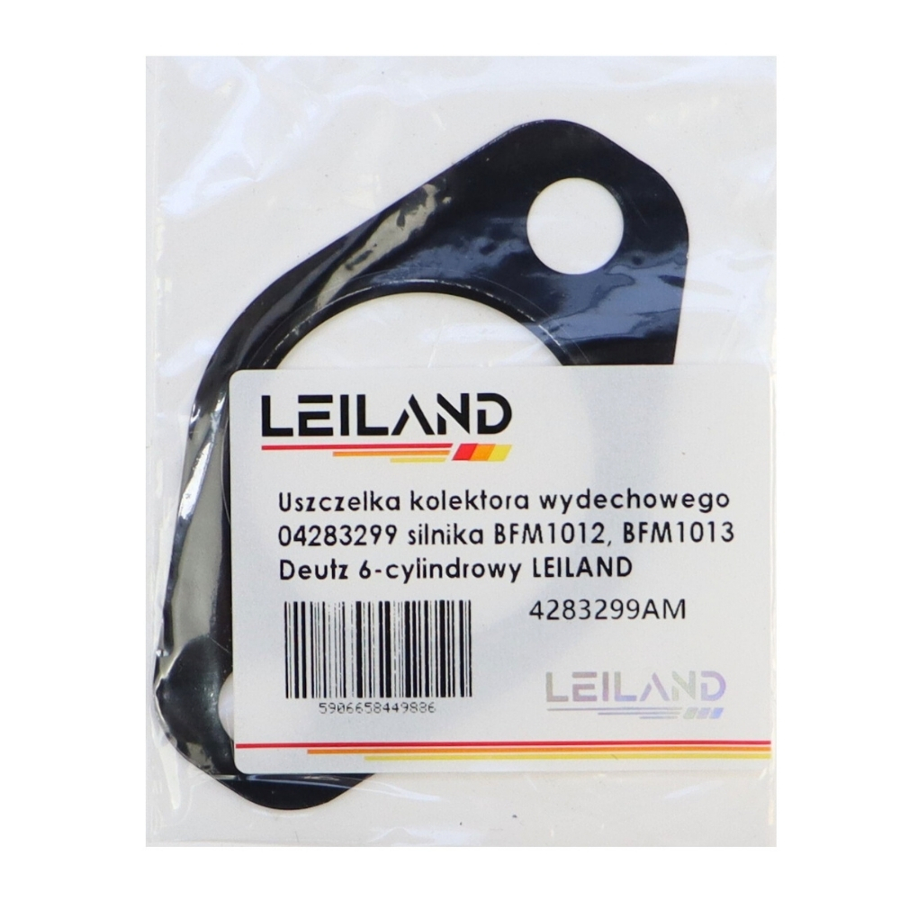 Uszczelka kolektora wydechowego 04283299 silnika BFM1012, BFM1013 Deutz 6-cylindrowy LEILAND