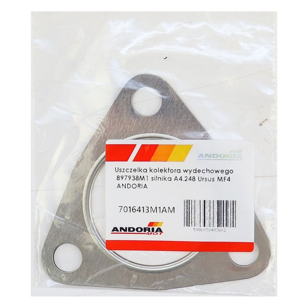 Uszczelka kolektora wydechowego 897938M1 silnika A4.248 Ursus MF4 ANDORIA
