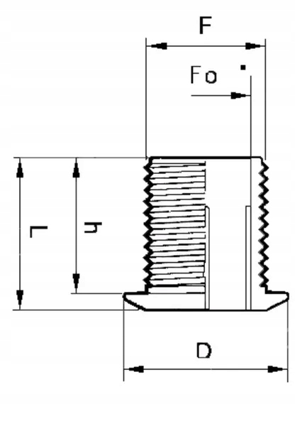 Wypust zbiornika 3/4'' ARAG