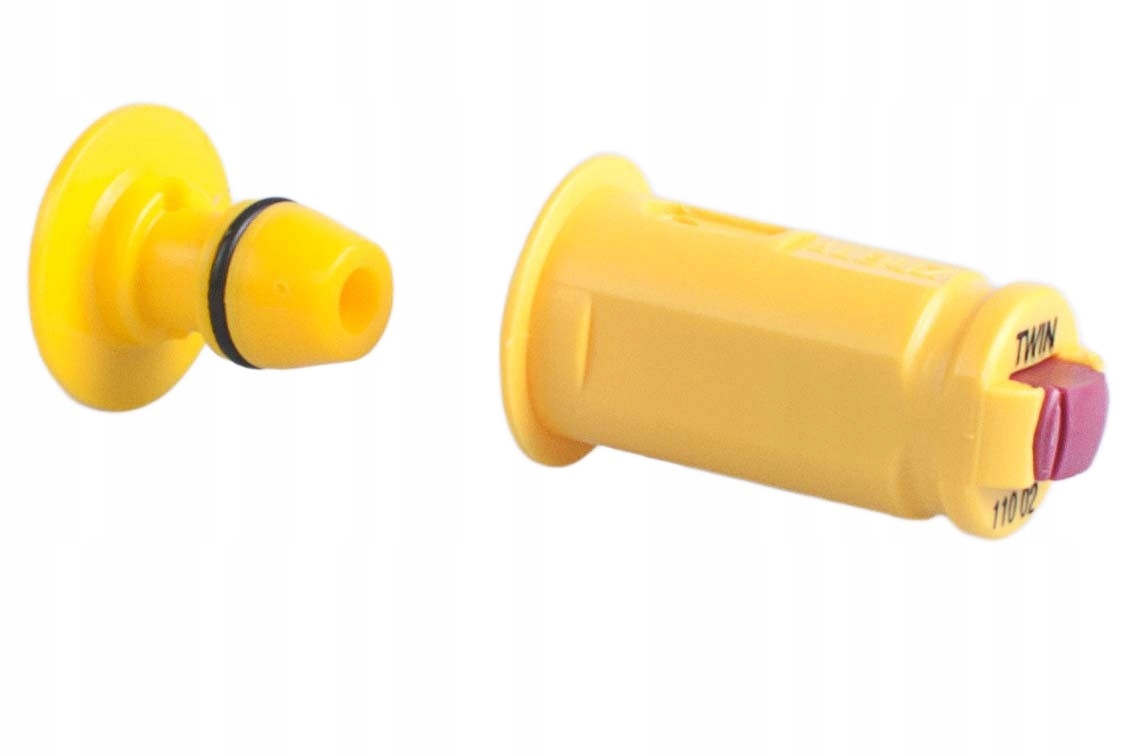 Dysza Albuz TWIN 02 żółta ceramiczna z filtrem, kołpakiem 8/11, uszczelką