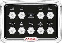 Panel sterujący hydrauliką do opryskiwacza 6+3 sekcje, Arag
