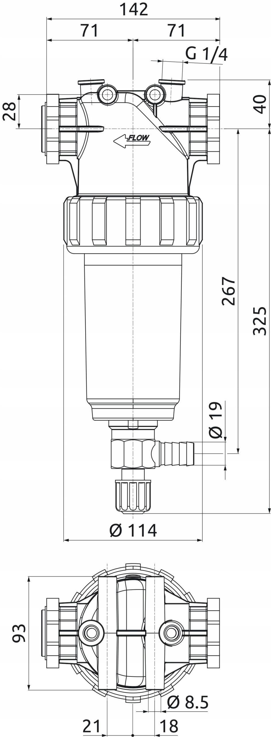 FILTR ROZDZIELACZA ARAG OPRYSKIWACZ 32691135