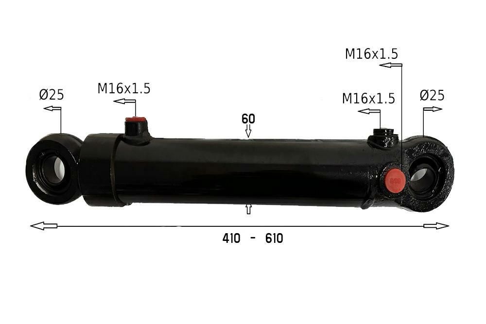 Siłownik hydrauliczny do ciągnika MTZ C50 AX