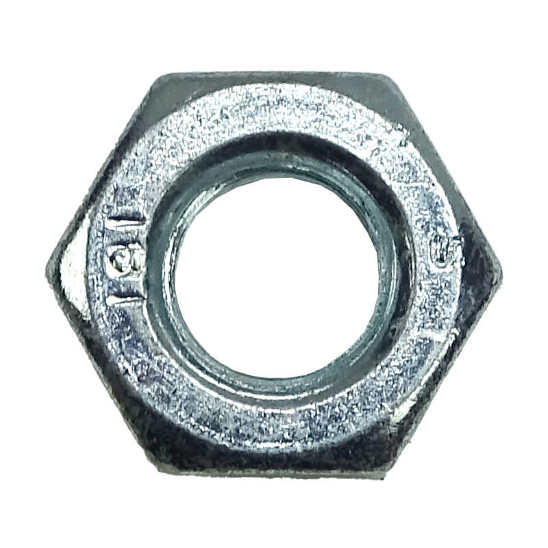 Nakrętka 6-kątna M10x1.5 klasa 5 ocynk biały DIN934 11553