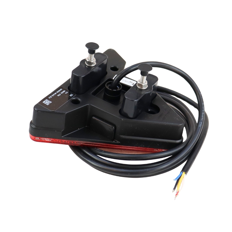 Lampa zespolona tylna 5-funkcyjna kształt trójkąta W68L z światłem przeciwmgielnym LED 12/24V lewa wodoodporna z przewodem 14668