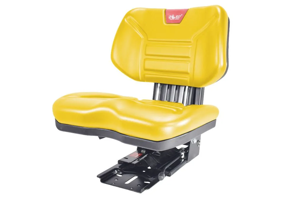 Żółte siedzenie dzielone do ciągnika Ursus C-330 C-360 Zetor MTZ T-25