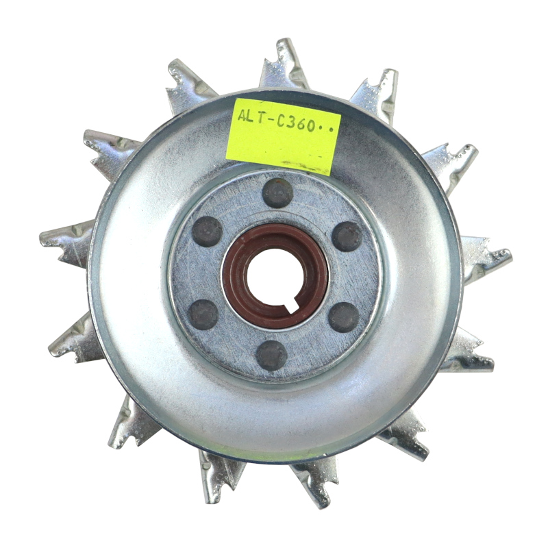 Koło pasowe alternatora C-360 z wentylatorem 5095513/1 polskie 1972