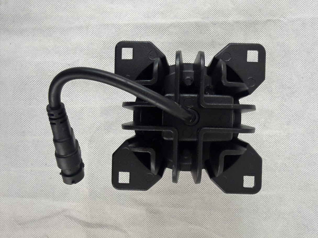 Lampa robocza LED Kramp okrągła 42W 4200 lm 10–30V Ø90 mm światło rozproszone H11/Deutsch 3 LED