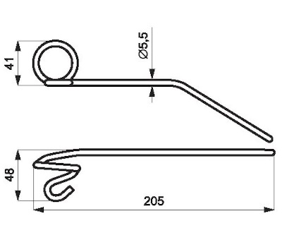Palec nagarniacza motowideł Claas 650500.0 21746