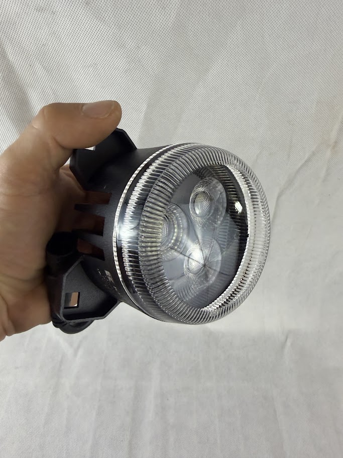 Lampa robocza LED Kramp okrągła 42W 4200 lm 10–30V Ø90 mm światło rozproszone H11/Deutsch 3 LED