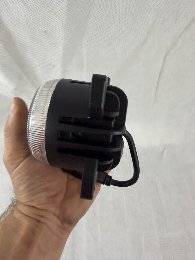 Lampa robocza LED Kramp okrągła 42W 4200 lm 10–30V Ø90 mm światło rozproszone H11/Deutsch 3 LED