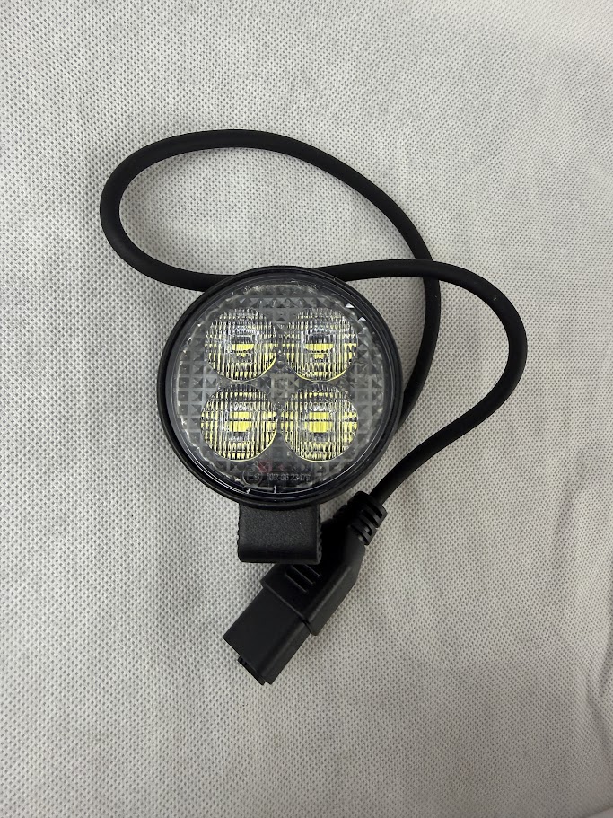 Lampa robocza LED okrągła Kramp 12W 1200 lm 12/24V 65,7×85,8×35 mm światło rozproszone Deutsch 8 LED