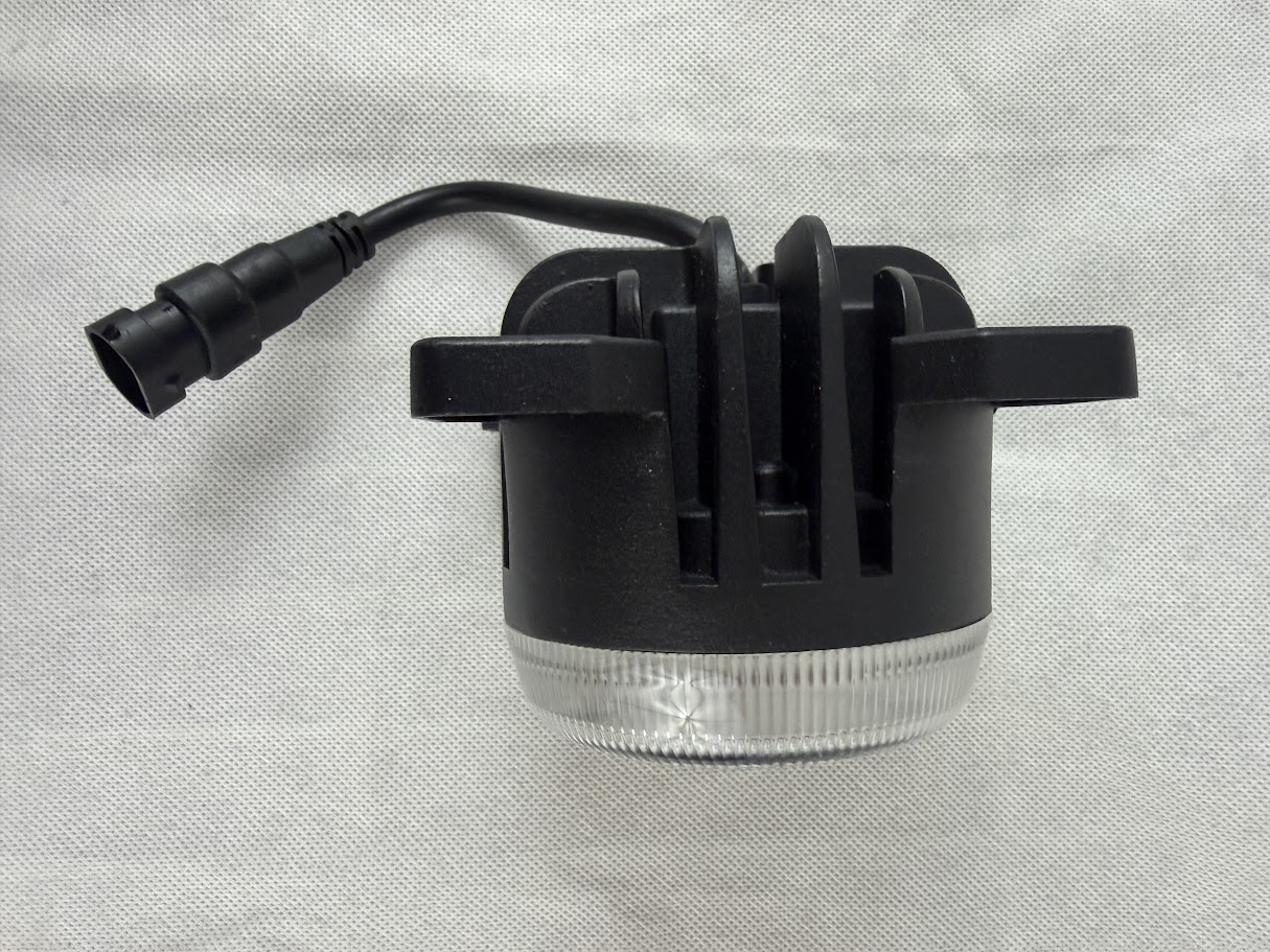Lampa robocza LED Kramp okrągła 42W 4200 lm 10–30V Ø90 mm światło rozproszone H11/Deutsch 3 LED