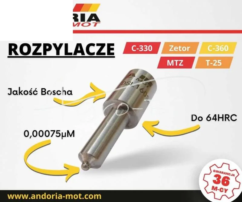 Rozpylacz do silnika Zetor ANDORIA 45729