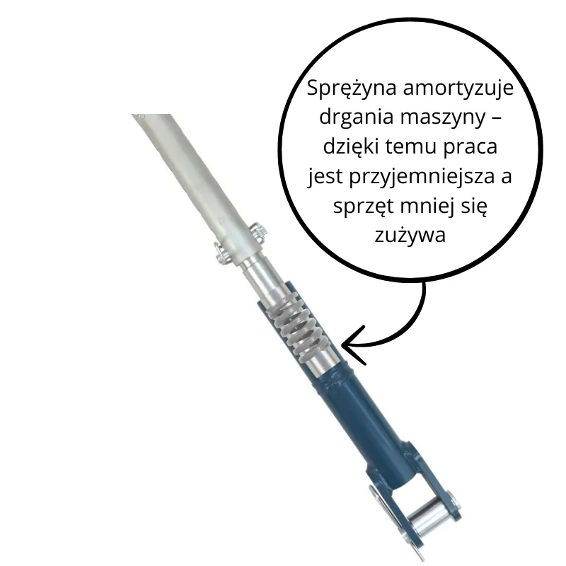 Stabilizator ze sprężyną amortyzującą do ciągnika Zetor od 3320 do 7211