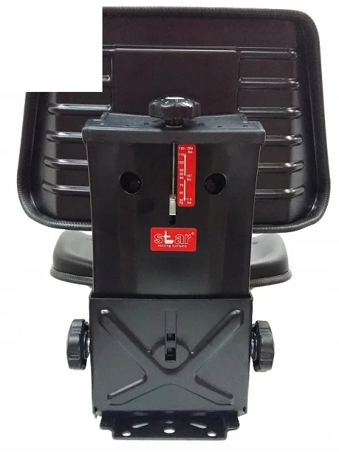 Czarne siedzenie ECO do Ursus C-330 C-360 Zetor T-25 z amortyzacją