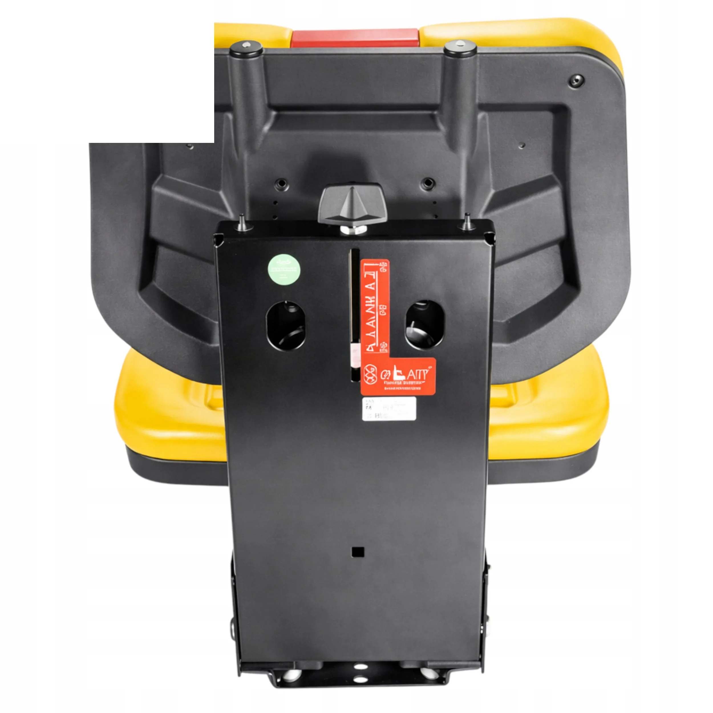 Żółte siedzenie dzielone do ciągnika Ursus C-330 C-360 Zetor MTZ T-25