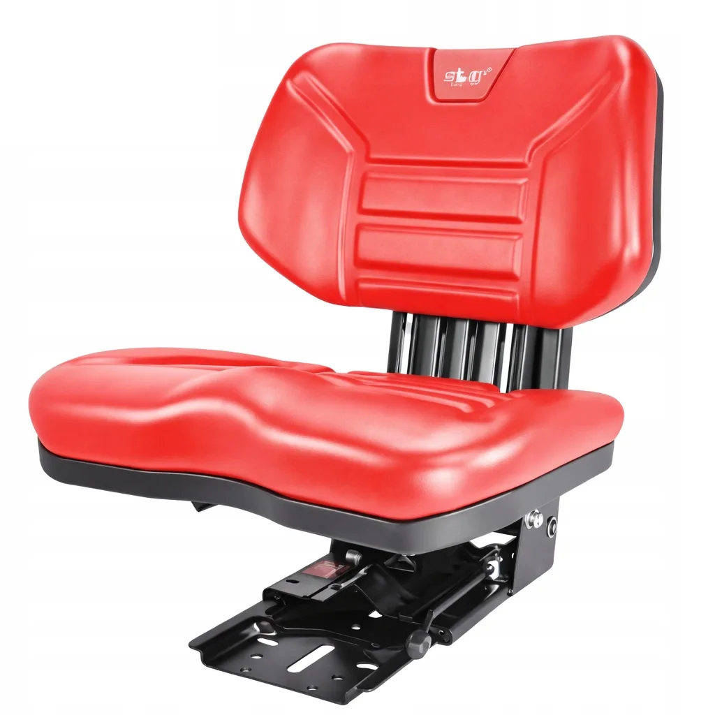Czerwone siedzenie ECO 111P do Ursus C-330 C-360 Zetor MTZ T-25