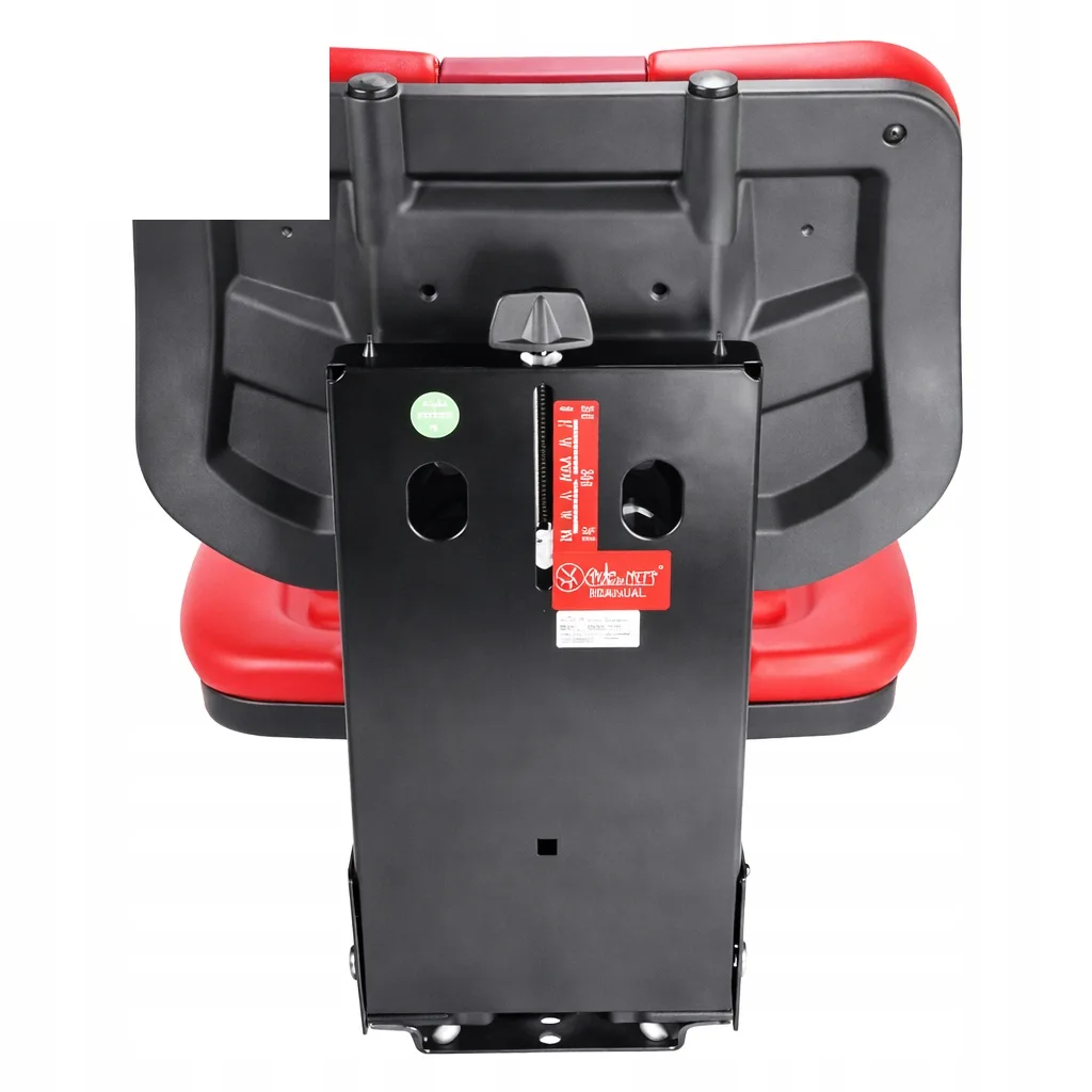 Czerwone siedzenie ECO 111P do Ursus C-330 C-360 Zetor MTZ T-25