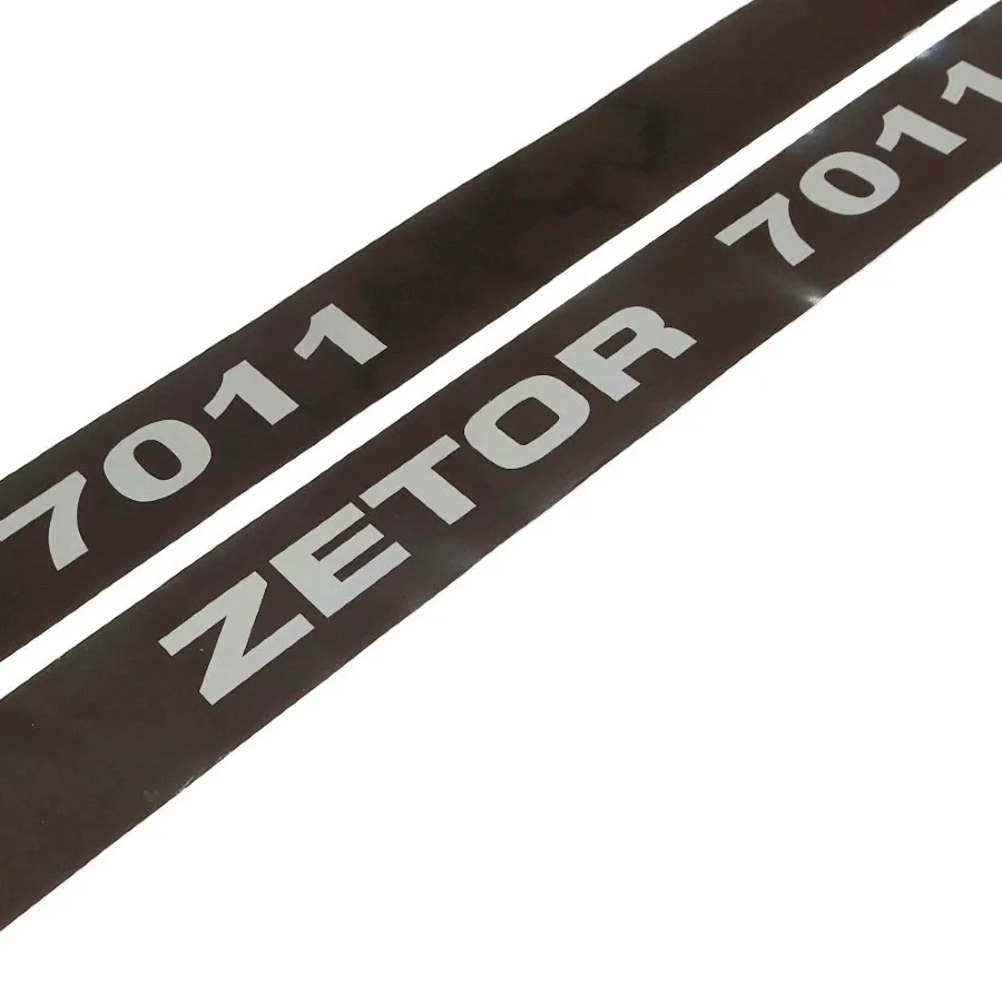 Komplet znaków - emblematów do ciągnika Zetor 7011 16206