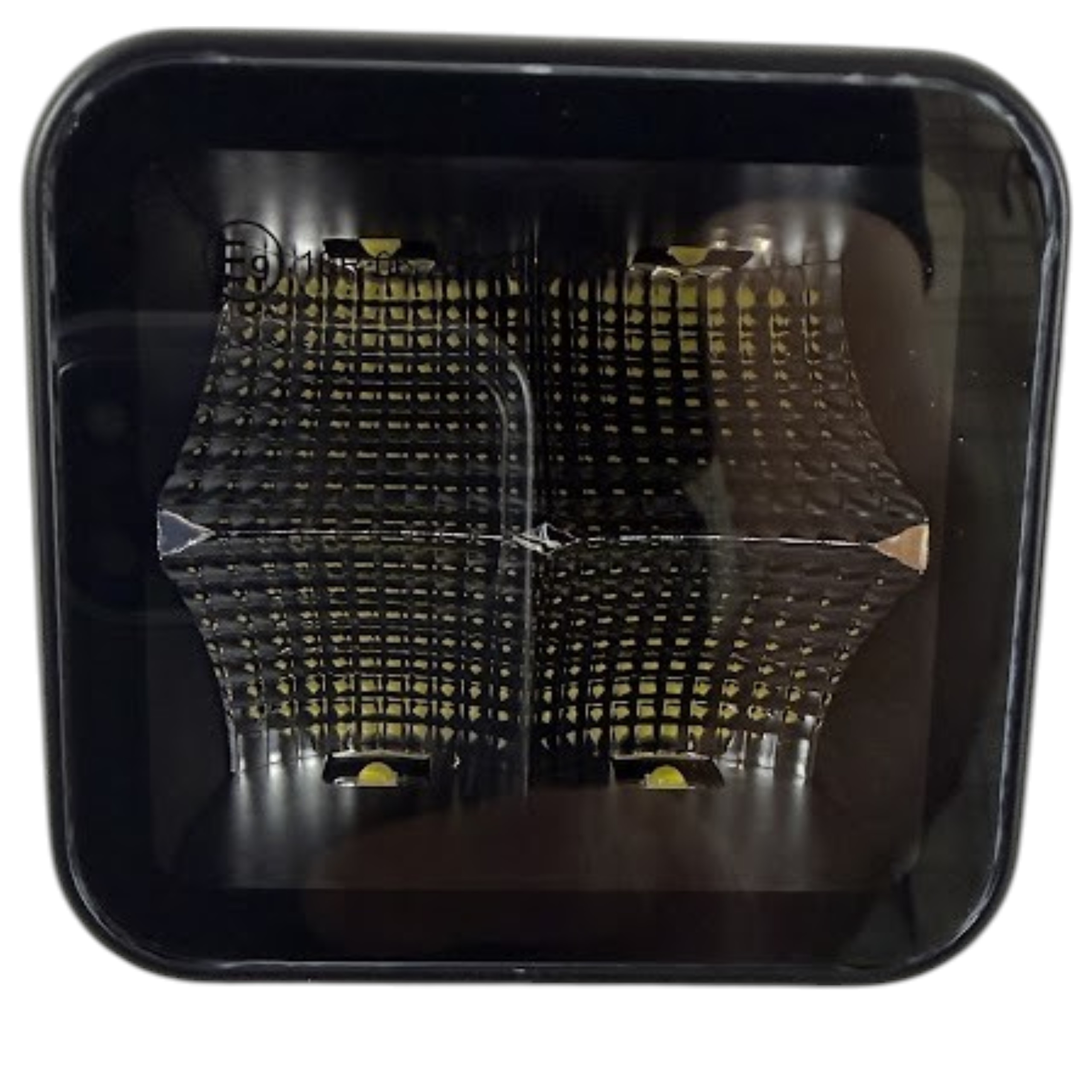Lampa robocza LED Kramp kwadratowa 40W 4800 lm 12/24V 81×82,5×67,5 mm światło rozproszone Deutsch 4 LED