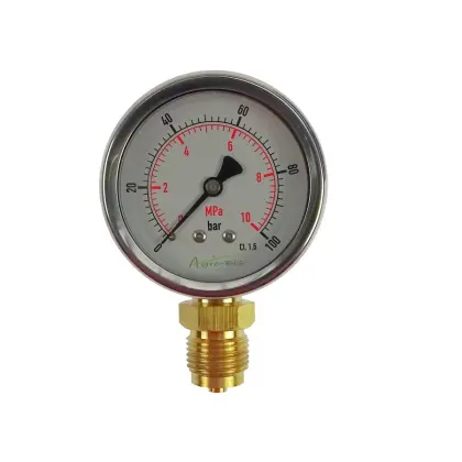Manometr ciśnienia 1/2" 63mm 0-100 bar 30831