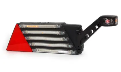 Lampa zespolona tylna 8-funkcyjna z obrysówką LED 12/24V prawa wodoodporna z przewodem 31034