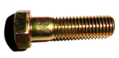 Śruba z łbem 6-kątnym niepełny gwint 5/8" x 2 1/4" UNF DIN960 ocynk - śruba obciążników MF 2839