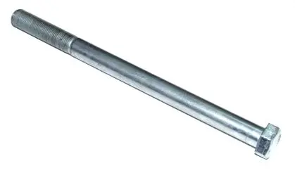 Śruba z łbem 6-kątnym niepełny gwint 5/8" x 9" UNC DIN931 ocynk - mocowania błotnika MF 2852