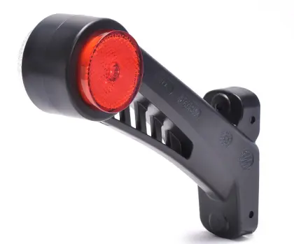 Lampa zespolona obrysowa przednia tylna W77 LED 12/24V lewa wodoodporna z przewodem 32037