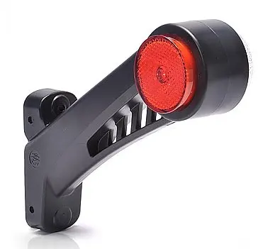 Lampa zespolona obrysowa przednia tylna W77 LED 12/24V prawa wodoodporna z przewodem 32038