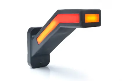 Lampa zespolona obrysowa przednio-tylno-boczna 5-funkcyjna W168 LED 12/24V prawa wodoodporna z przewodem 32380