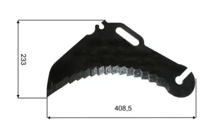 Nóż przyczepy samozbierającej 2691162 czeskiej STS 33806