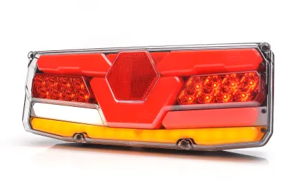 Lampa zespolona tylna naczepy TIR W171P 12-24V dynamiczny kierunek wodoodporna IP56 LED z przewodem prawa 35551